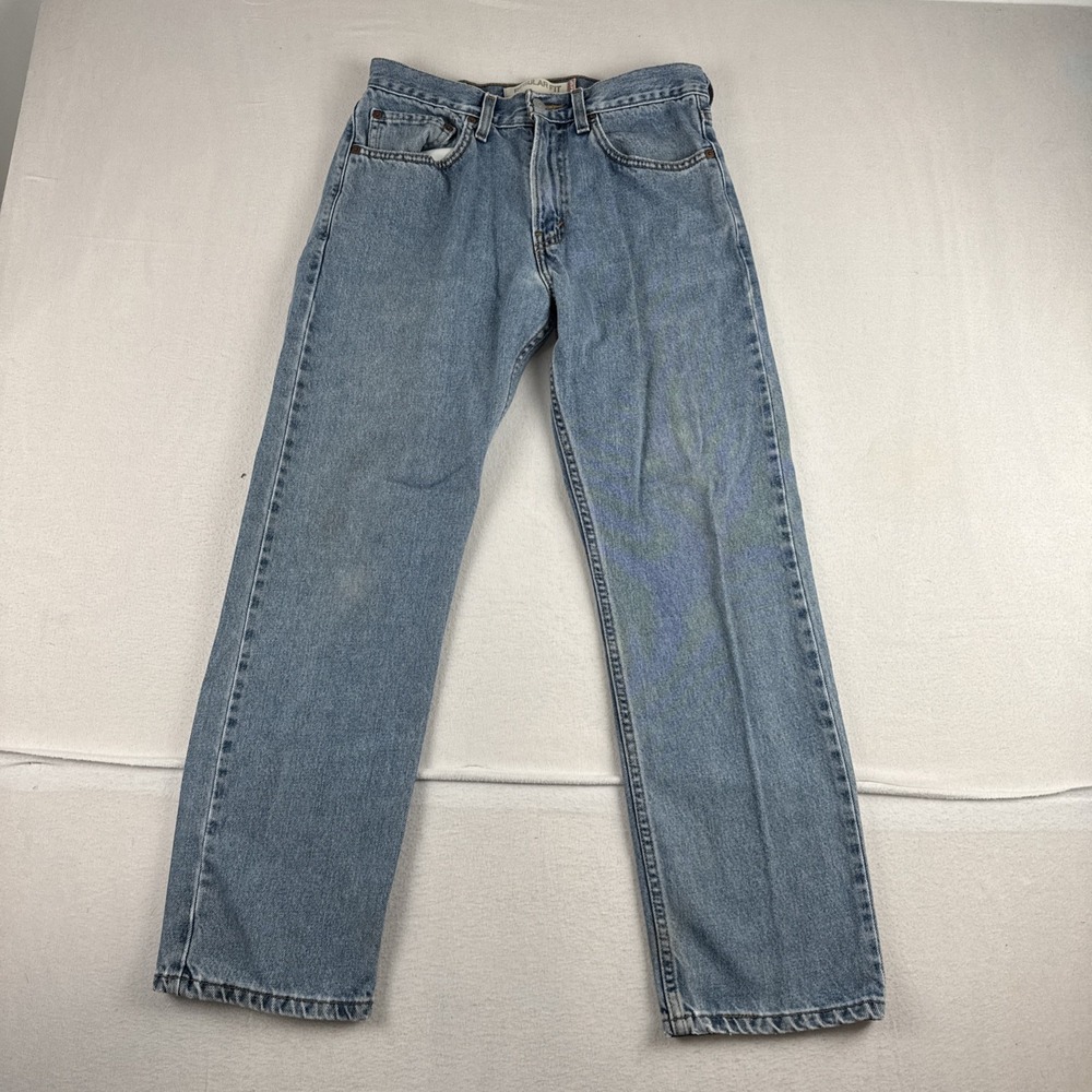 VTG Levis 505 Mens Blue Jeans fits 29*29 Light Wash 90s Y2K Grunge